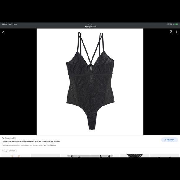 Black lace lingerie - Picture 2 of 4